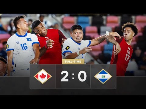 CONCACAF Gold Cup: Canada 2, El Salvador 0