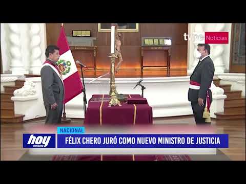 Félix Chero juró como nuevo ministro de Justicia