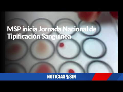 MSP inicia Jornada Nacional de Tipificación Sanguínea