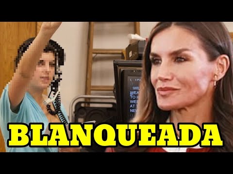 BLANQUEO OFICIAL A LA REINA LETIZIA POR JAIME DEL BURGO Y EL REY FELIPE, POR LA TV