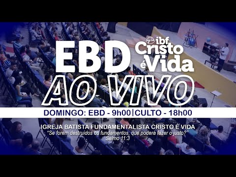 EBD - ESCOLA BÍBLICA DOMINICAL  -  PR. JOSÉ NOGUEIRA | 15/06/2025