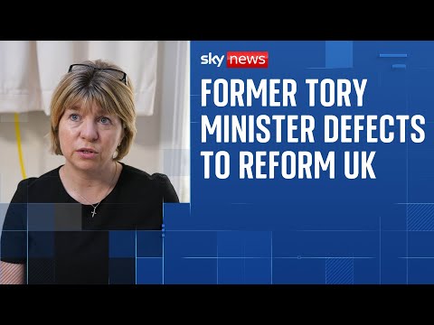 Former Tory minister defects to Reform UK
