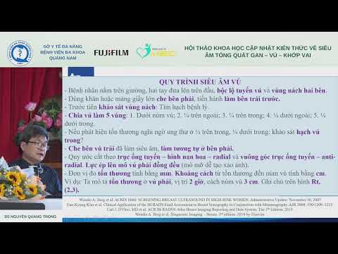 [S] Quy trình siêu âm vú (BS Nguyễn Quang Trọng)