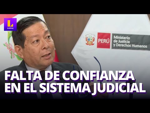 Ministro de Justicia y su propuesta de reforma del sistema judicial: ¿Qué plantea?