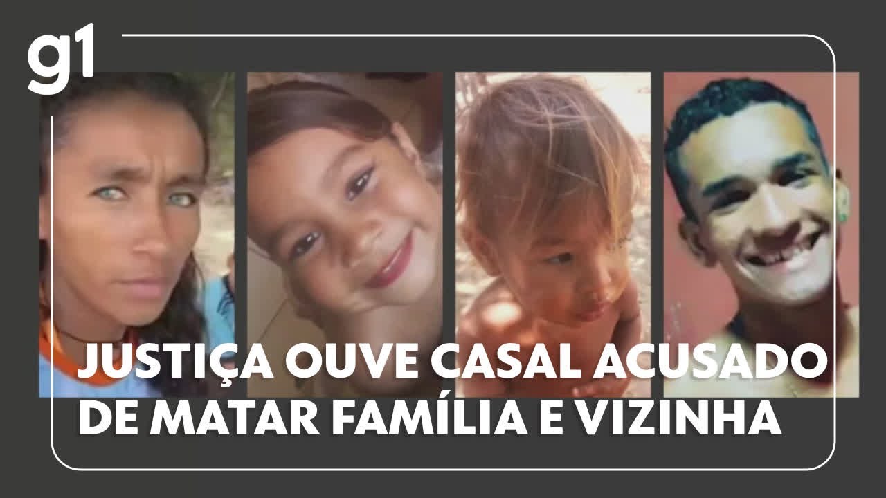 Justiça do Piauí ouve casal acusado de matar família e vizinha