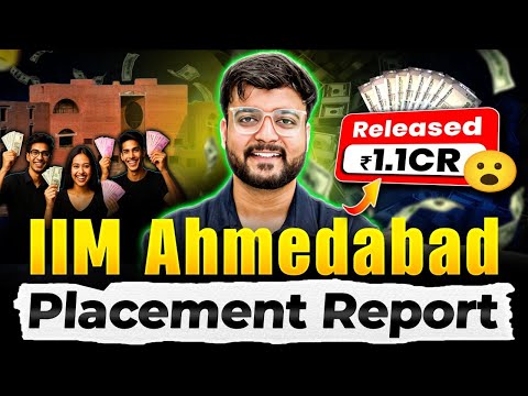 BEST MBA Institute in India!🔥1.1CR Salary! IIM Ahmedabad Released 2025 Placement Report #mba #iim