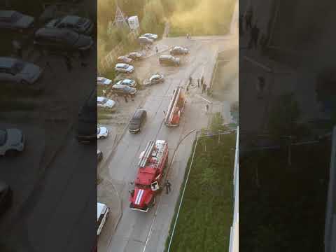 Возгорание квартиры в жилом доме Усинска