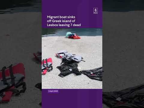 At least 7 migrants dead after boat sinks off the Greek island of Lesbos