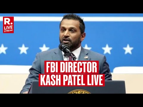 Kash Patel LIVE: FBI Director Vows To Clean Up Washington DC Lawfully And Restore Safety