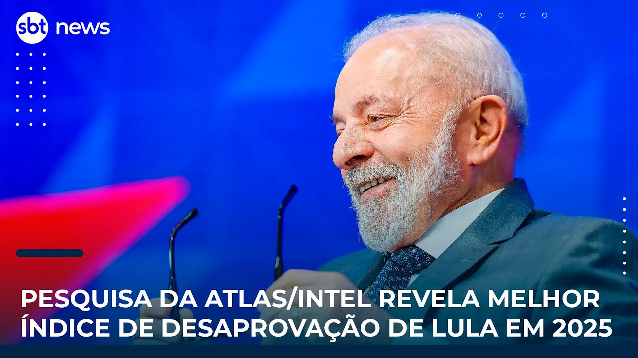 Pesquisa da AtlasIntel revela melhor índice de desaprovação de Lula em 2025 | SBT News