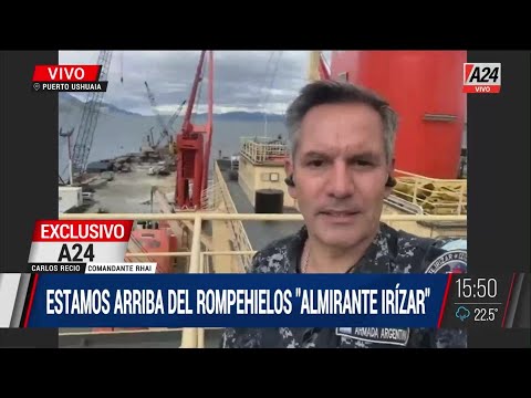 Alarma en la Antártida: estamos arriba del rompehielos Almirante Irízar