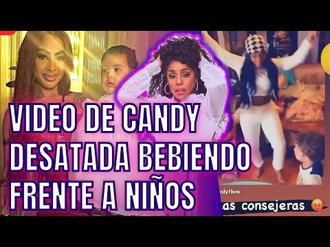 CANDY FLOW CRITICA A YAILIN DE MAL EJEMPLO Y SALE EN VIDEO BEBIENDO FRENTE NIÑOS Y BAILANDO PLEBERÍA