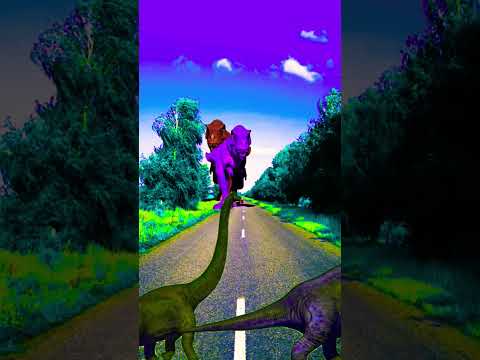 Big dinosaur Chase and chasing part-331 #dinosaur #dino #trex #jurassicpark #tending #shorts