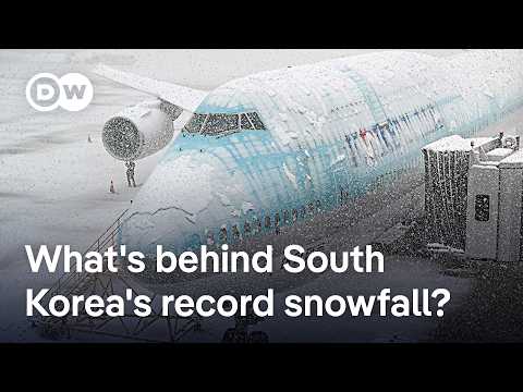 South Korea: At least 4 dead in heaviest snowfall on record | DW News