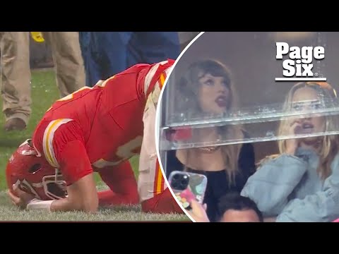 The scary moment Taylor Swift & Brittany Mahomes realized Patrick got injured after Chiefs touchdown