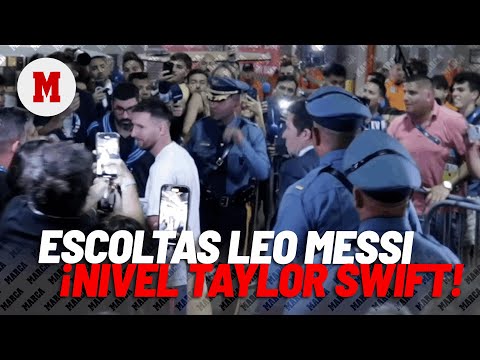 El séquito de escolta a Messi en la Copa América... ¡al nivel de Taylor Swift! I MARCA