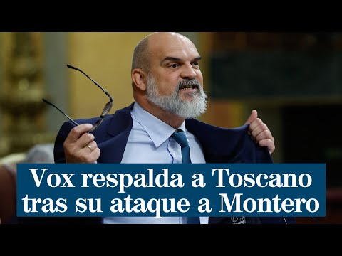 Vox respalda a Toscano tras su ataque a Montero: Tiene más hombría que todos los diputados zurdos