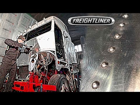 FREIGHTLINER ТЕРМИНАТОР "ФЕДОР"#9 КЛЕПАЕМ КАБИНУ!