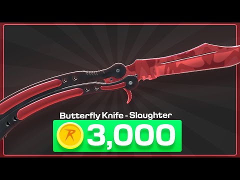 Depositing a Butterfly Slaughter CSGOROLL On A NEW Account