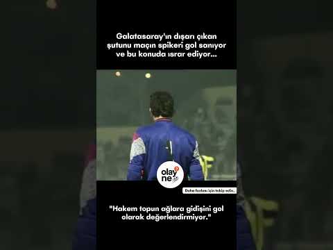 Galatasaray'ın şutunu gol sanan spiker...  #viral #galatasaray #futbol #football #youtubeshorts