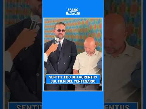 EDO DE LAURENTIIS PARLA DEL FILM DEL CENTENARIO | Sentite le <strong>sue</strong> parole! 👀 #shorts