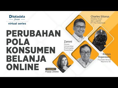 Katadata Forum Virtual Series "Perubahan Pola Konsumen Belanja Online"