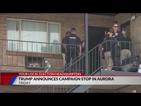 Trump announces visit to Aurora that he promised during September rally