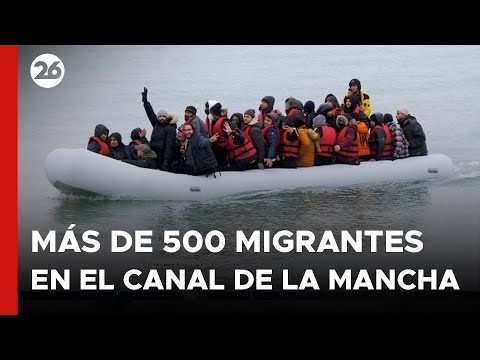 REINO UNIDO | Registran más de 500 migrantes en el Canal de la Mancha