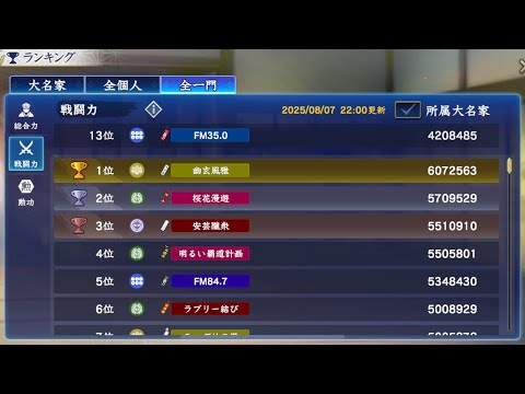 信長の野望 覇道　A防衛 河越城【2】　FM35 0vs桜花漫遊