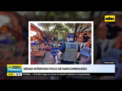 Salud intervino foco de narcomenudeo en Caaguazú