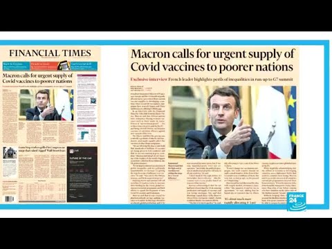 Pandémie de Covid-19 : Emmanuel Macron propose de transférer des vaccins à l'Afrique