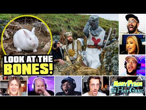 Reactors Reaction To The "KILLER BUNNY!!!" | Monty Python And The Holy Grail (1975) Movie Reaction