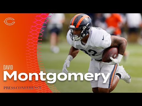 David Montgomery: 'I am encouraged every opportunity I get' | Chicago Bears video clip