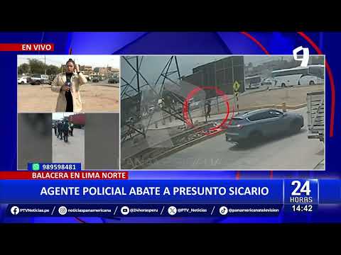 Tiroteo en San Martín de Porres deja un delincuente abatido y un herido grave (Parte 1)