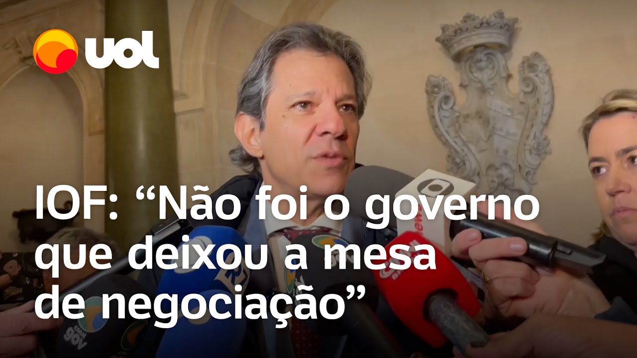 Haddad nega conflito com Congresso e diz que levar IOF ao STF foi uma decisão jurídica