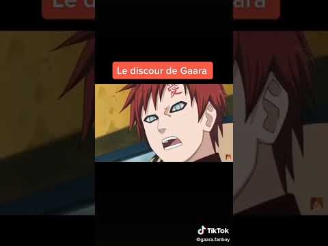 le discours de gaara