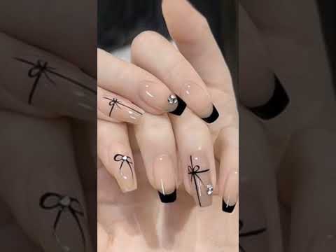 #nail 🎨 art #love #black colour # YouTube channel