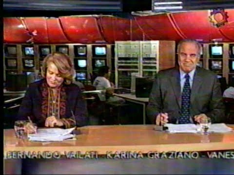 DiFilm - Noticiero con Mónica Cahen D'Anvers y Cesar Mascetti (09/04/2001)