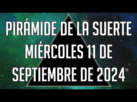 Pirámide de la Suerte para el Miércoles 11 de Septiembre de 2024 - Lotería de Panamá