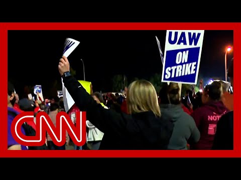 Union workers strike against Big Three automakers