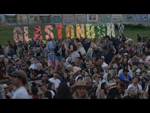 Fireworks and pagan traditions mark opening night of Glastonbury Festival | AFP