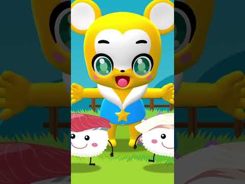 【うた】おすしのピクニック（カバー）【こどものうた・童謡・手遊び・キッズ・ダンス】#shorts
