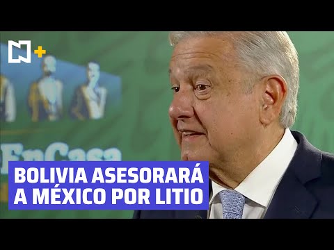 AMLO dice en la mañanera que Bolivia asesorará a México para legislar sobre la explotación del litio