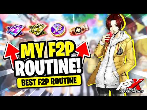 *NEW* My F2P Daily Routine in Persona 5 The Phantom X! (Highly Recommended)