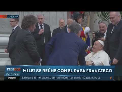 Milei se reúne con Papa Francisco Vaticano