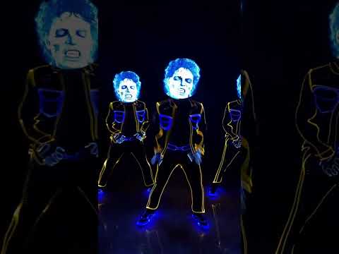 One n Only MJ ✌🏼 Hologram Heads Act 💀 #michaeljackson #thriller #dance Skeleton Dance Crew ( India )
