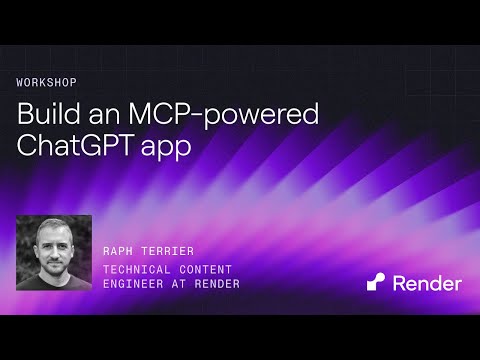 Build an interactive ChatGPT app powered by OpenAI Apps SDK and MCP