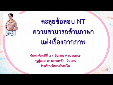 ตะลุยข้อสอบNTความสามารถด้านภ