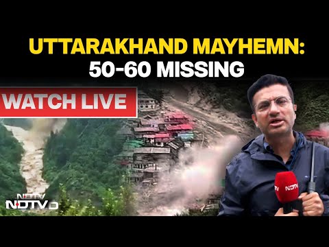 Flood In Uttarakhand: Landslides Hamper Rescue Ops; 50-60 Missing, Including 11 Army Personnel