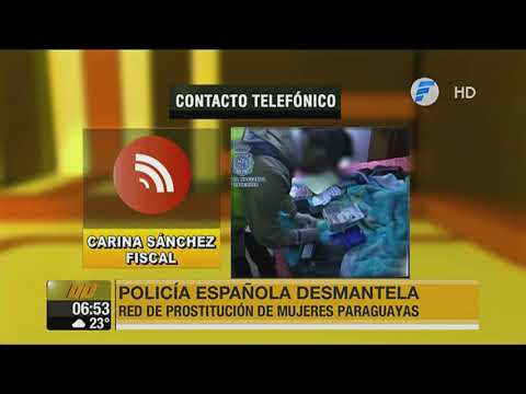 #ESPAÑA Desmantelan red de prostitución de mujeres paraguayas